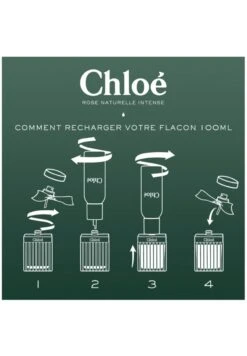 Chloé Rose Naturelle Intense -Parfum Soldes Boutique chloe rose naturelle recharge eau de parfum 150 ml 2